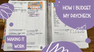 Zero Based Budget With Me | Household Paycheck 1 After Job Loss