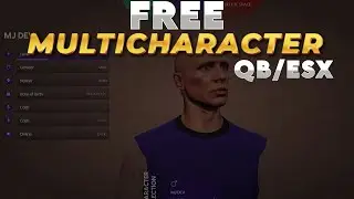 Скрипт для нескольких персонажей QB/ESX *бесплатно* | Скрипты ролевых игр FiveM | Учебное пособие...