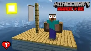 Minecraft Raft Survival, But It's HARDCORE (#1)
