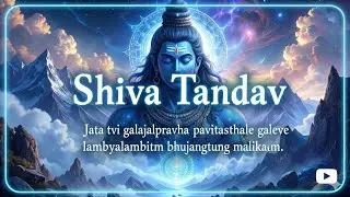 POWERFUL Shiva Tandava Stotram🙏 ||Jata tvi galajalpravaha pavitasthale galeev lambyalambitam,