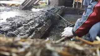 Gülleschieber reparieren und Fenster öffnen