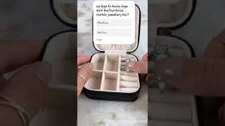 unboxing mini jewellery box.Stylish Jewellery Box | Perfect Organizer 💍✨#shortsfeed #shortfeed
