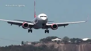 Aviões Pousando e Decolando no Aeroporto Santos Dumont: Azul, GOL,       Avianca, TAM.