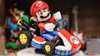 LEGO Mario & Standard Kart Build and Review.  The GOLD standard in LEGO Design!