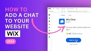 How to Add a Chat to Your Website in Wix &ndash; 2024 Beginner Tutorial