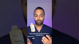Does Glycolic Acid REALLY work as deodorant? Dr Somji Explains