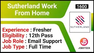 Sutherland Work From Home | Email Support Jobs | 12th Pass Jobs | Customer Success Jobs