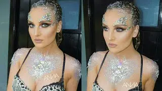 Makeup Perrie Edwards by Anna Lingis for the V Festival 2017