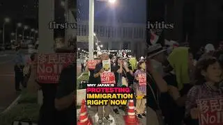 Why Japan Is Protesting Immigration Right Now #shorts #japan #didyouknow #fyp