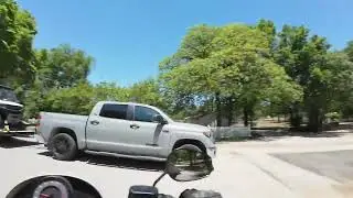 Riding some back roads and getting some wind therapy