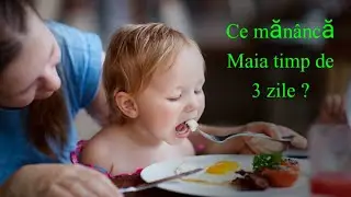 Diversificarea Maiei la 7 luni/Ce mănâncă timp de 3 zile 🥭🥑🥔🥕