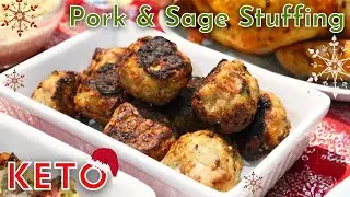 Keto Pork & Sage Stuffing // Low Carb UK Christmas Recipe