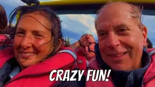 We Went on a Thrilling River Jet Boat Ride - Queenstown, New Zealand!