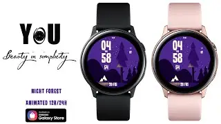 [YoU] Summer evening in the forest Watch Face