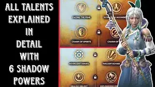 YUNLIN - Explained !! All TALENTS(1-8) , All 6 Shadow Powers & Moves || Shadow Fight 4