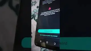 WhatsApp encrypted backup 🤯 | AZAR CHANNEL | Tamil #shorts #azarchannel #whatsapp