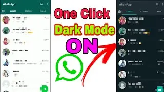 How to enable Whatsapp Dark Mode/ WhatsApp me dark mode ko keishe on karte hy in hindi 2021