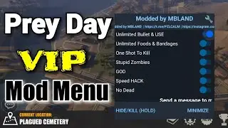Hack Prey Day survive Mod Menu VIP - INFINITE Bullet and Bandages PVP