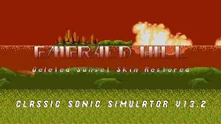 Classic Sonic Simulator Deleted Content - Emerald Hill Sunset(?)