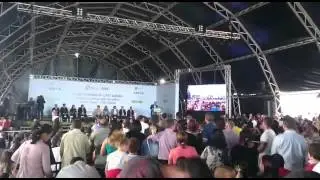 Rollemberg &eacute; vaiado em evento com Dilma