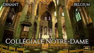 Notre Dame de Dinant| Collegiate Church of our Lady at DINANT| Walking  Tour 4K