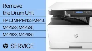 Remove the Drum Unit on the HP LaserJet MFP M433-M443, M42523, M42525, M42623, M42625 Printers