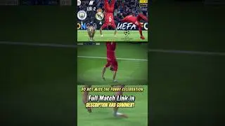 Benzema Funny Celebration 4 -1 against Manchester city  #gaming #fifa #realmadrid #uefa #shorts