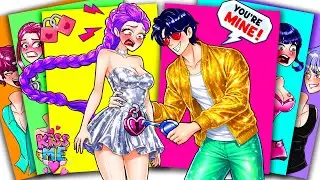OMG! JINU SAJA BOYS Tried To Unlock RUMI HUNTRIX Heart - KPOP DEMON HUNTERS | Sticker Book DIY