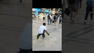 SKATE TO SHOP in crowded Nehru Place #shorts #skate