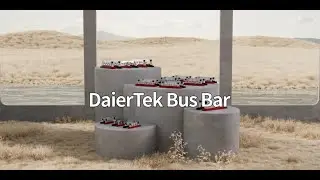 Daier 150A to 600A Busbar 3D View: Explore 12-48 VDC Power Distribution Solutions