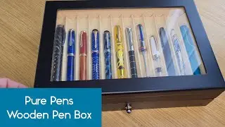 How do you store your pen collection? - Pure Pens Wooden Pen Collector Storage Box Overview
