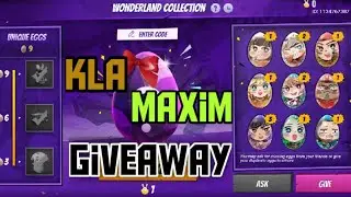 Kla & Maxim Eggs Giveaway | New Character Egg Event | Free Fire