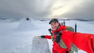 I Climbed the UK's Highest Mountain Solo in Winter | Ben Nevis via the CMD Arete