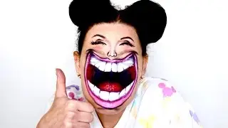 HAPPY😄😄😄  big smile facepaint
