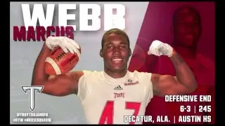 2016 Troy Football Signing Class - DE Marcus Webb (Austin HS)