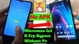 Micromax In 1b Frp Bypass | Micromax in 1b Google Account Bypass || No APK