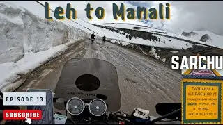 Leh to Manali 1 | Heavy Snowfall near Taglangla Pass 😰  | LehLadakh on Interceptor 650 | EP-13