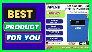 ANENJI 11000W 6200W 48V Hybrid Solar Inverter on Aliexpress!39