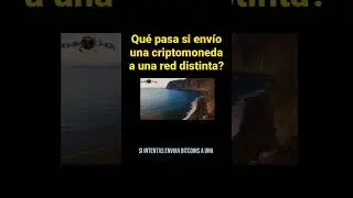 Qu&eacute; pasa si env&iacute;o una criptomoneda a una red distinta? #bitcoin #blockchain #crypto