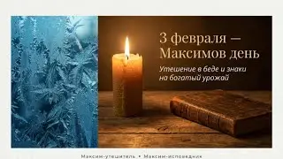 3 февраля &mdash; Максимов день: утешение близким и приметы на урожай зерна!