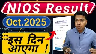NIOS Result 2025 October