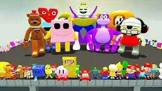 🏬 BIG CITY ALL SANIC 3D MEME V11 CLONES MEMES ULTIMATE CHARATERS FAMILY SPARTAN KICKING in GMOD !