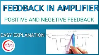 Feedback in amplifier । Positive and Negative Feedback । bsc physics। In Hindi