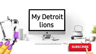 My Detroit lions How To Apply Water Decals #detroitlions #waterdecals #justnailedit #nailart