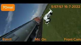 Flatbed DAF XF Gets Hit By A Freight Train, (2) (Roblox-Dashcam)