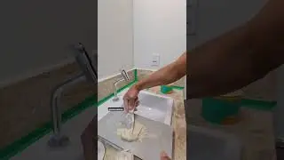 ACABAMENTO NA PIA COM MASSA PL&Aacute;STICA