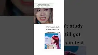 BLACKPINK STUDY MEMES FOR YOUR EXAMSS #blackpink #fyp #ros&eacute; #kpop #lisamanoban