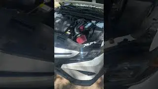 Trd Camry 23 aem air intake/sound.               #cartok #carslover #intakesound #coldairintake
