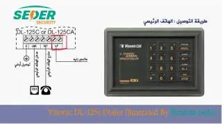 visonic dialer  | DL-125CA |  | DL-125CA | By Ibrahim Seder شركة سدر| برمجة دايلر |ابراهيم سدر