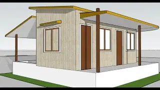 Simple Design  - Super EASY to BUILD #bahay #easyhouse #sketchup